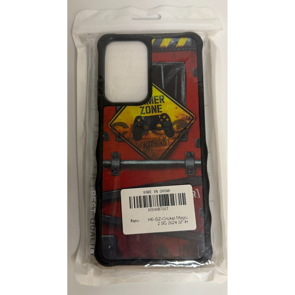 Cricket Magic 2 5G Phone Case Gamer Gaming Controller Red Black New
